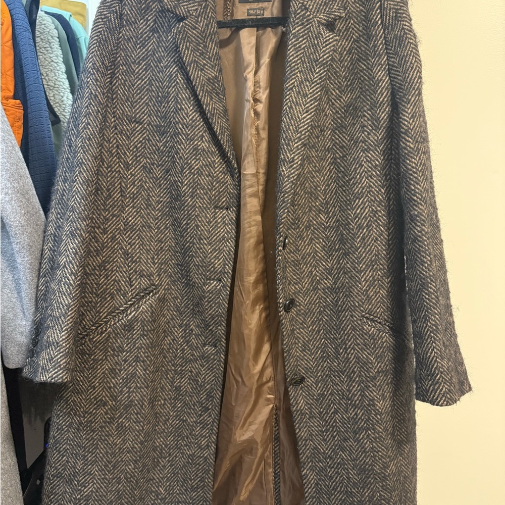 Herringbone Patterned Coat Fatface - image 1